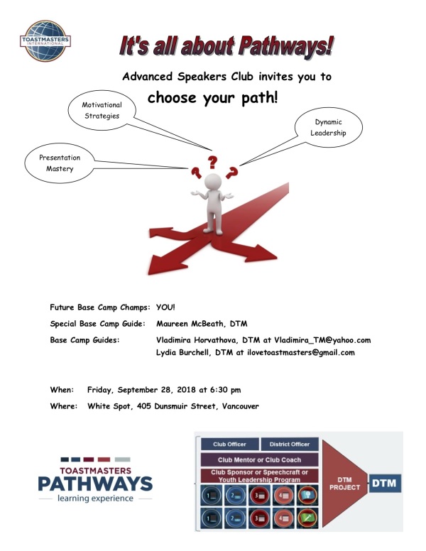 It's all about Pathways. Dinner Meeting. RSVP required.