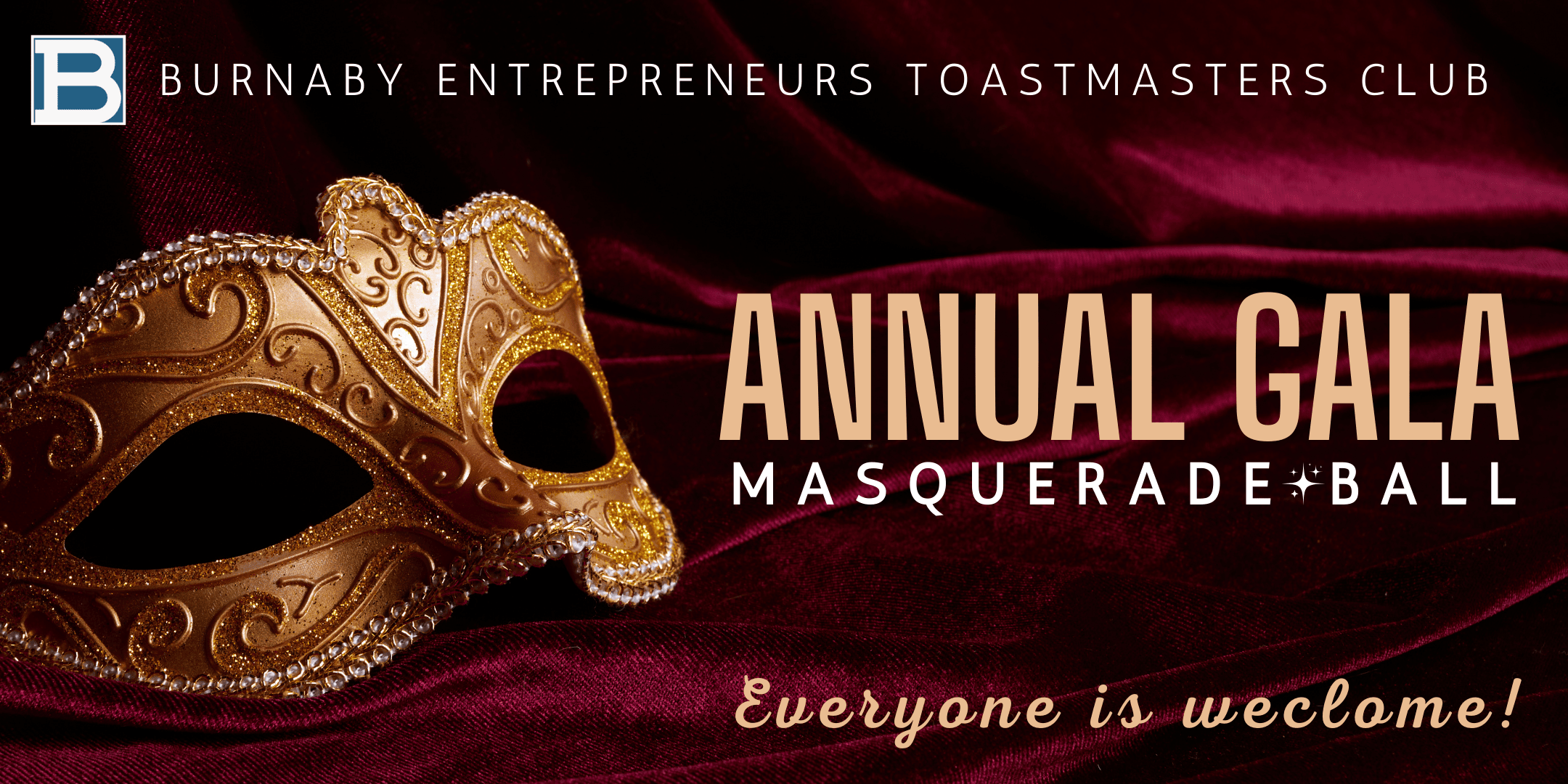 poster with a mask