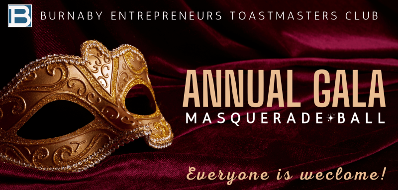 poster with a mask