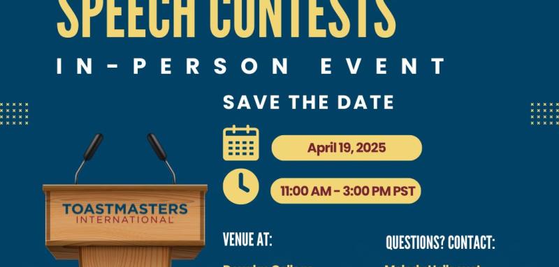 Division D Speech Contests UPDATED